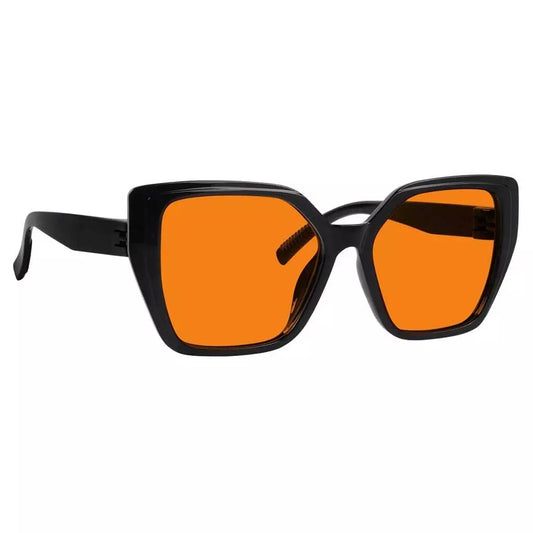 Cgccp 100% Blue Light Blocking Metalless Screwless Glasses Orange Tinted Lenses