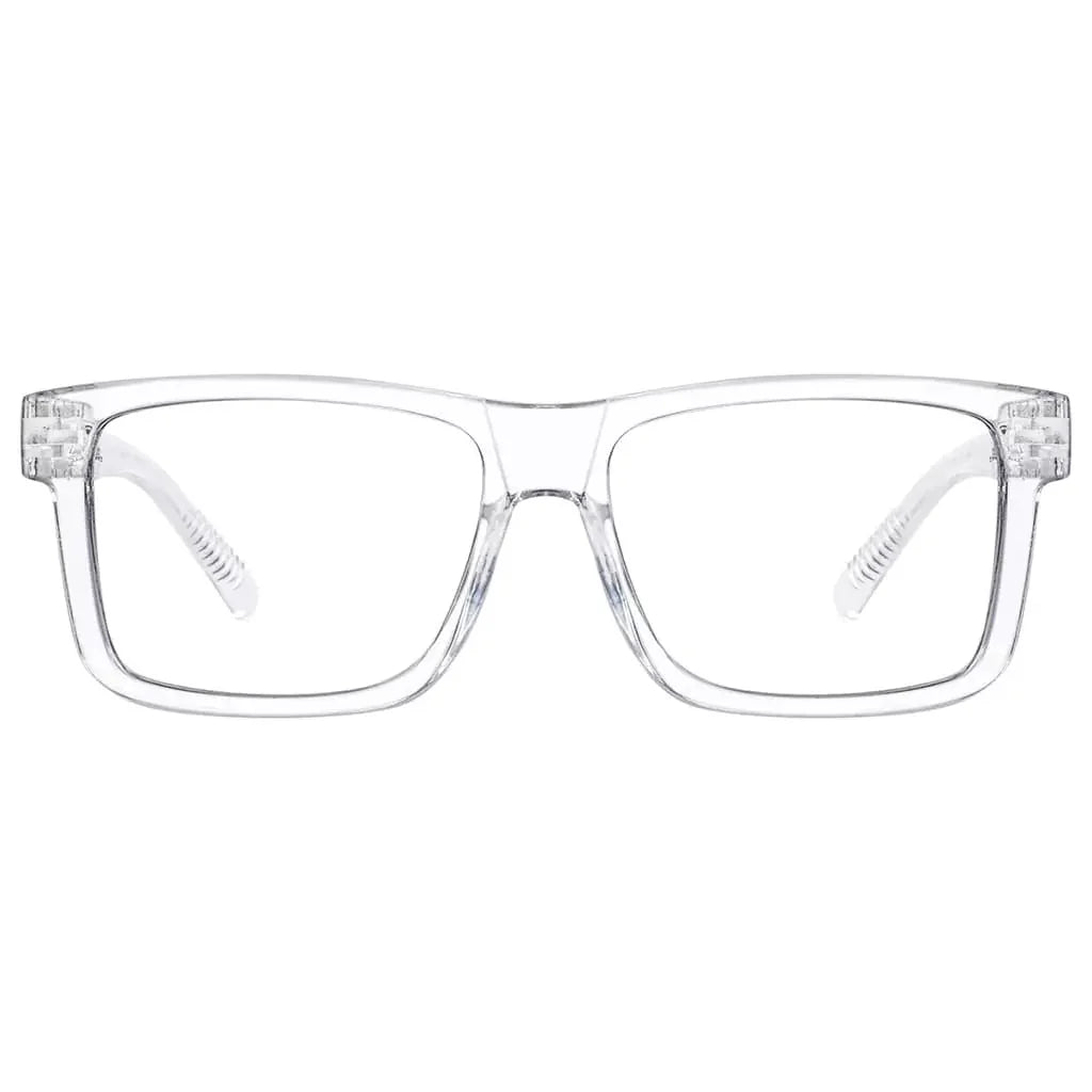 30% Blue Light Blocking Large Frame Metalless Eyeglasses Men