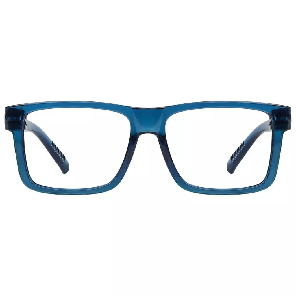 30% Blue Light Blocking Large Frame Metalless Eyeglasses Men