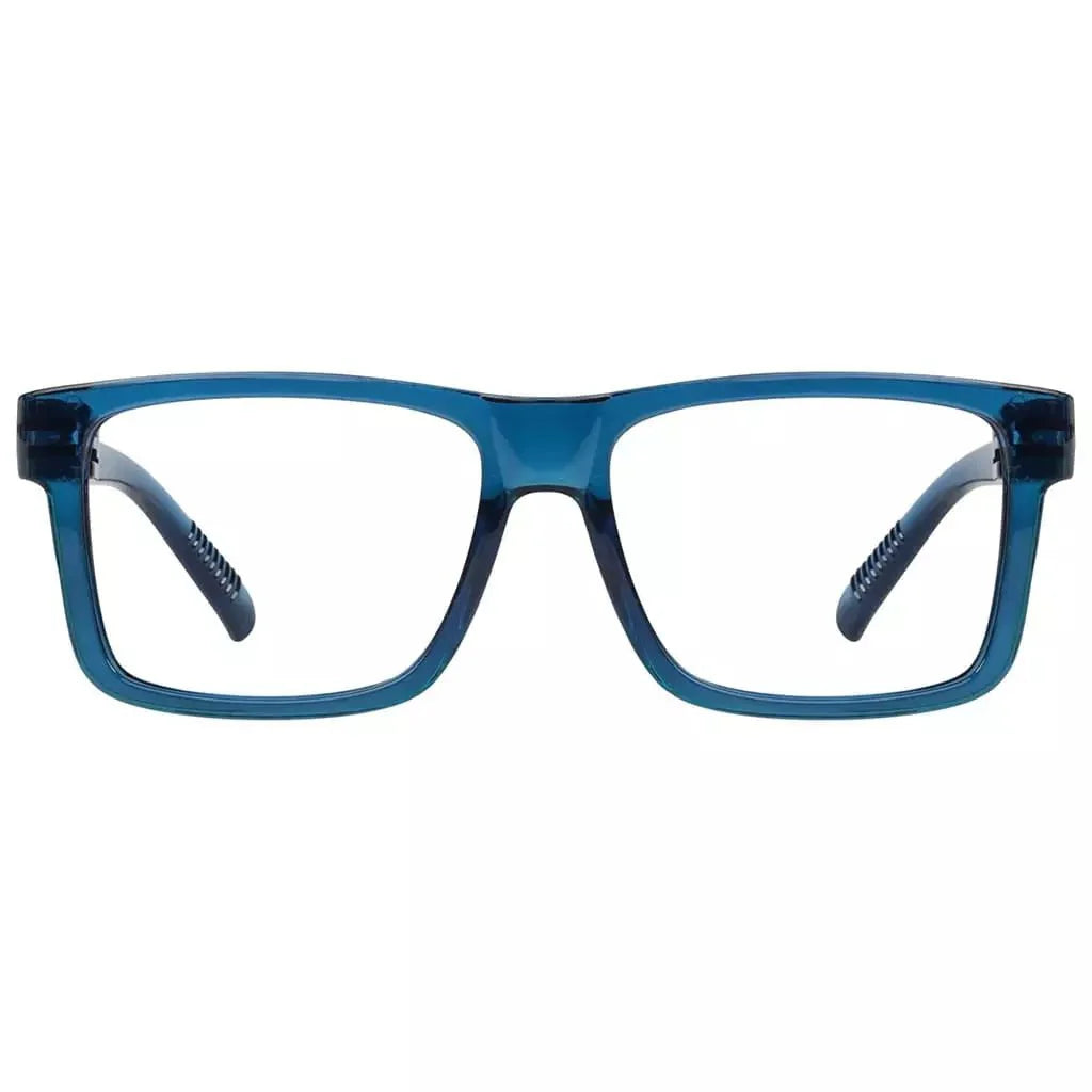 30% Blue Light Blocking Large Frame Metalless Eyeglasses Men