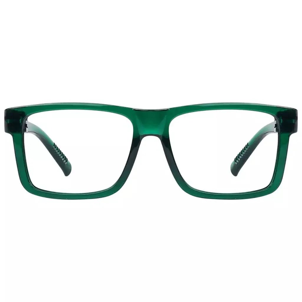 30% Blue Light Blocking Large Frame Metalless Eyeglasses Men