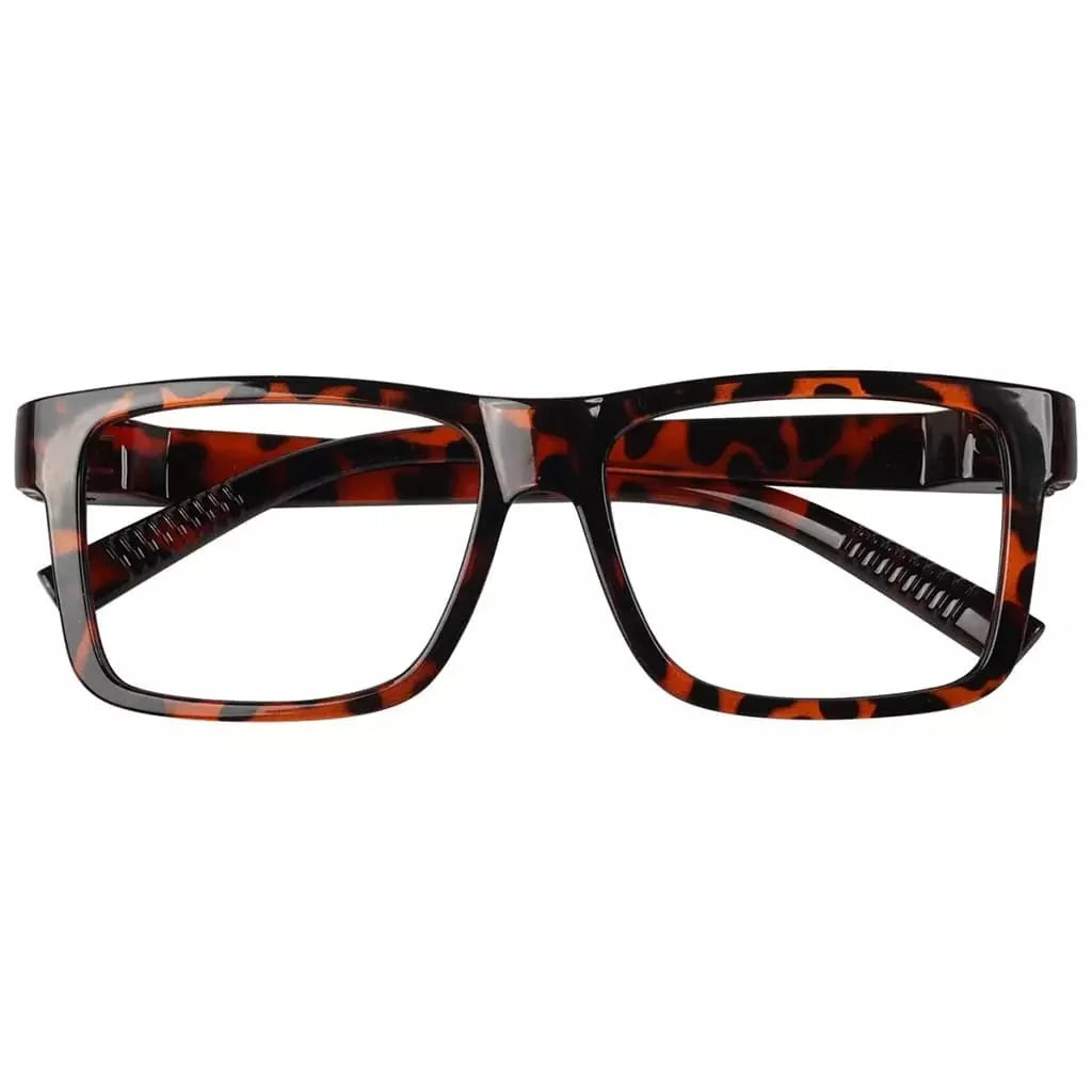 30% Blue Light Blocking Large Frame Metalless Eyeglasses Men