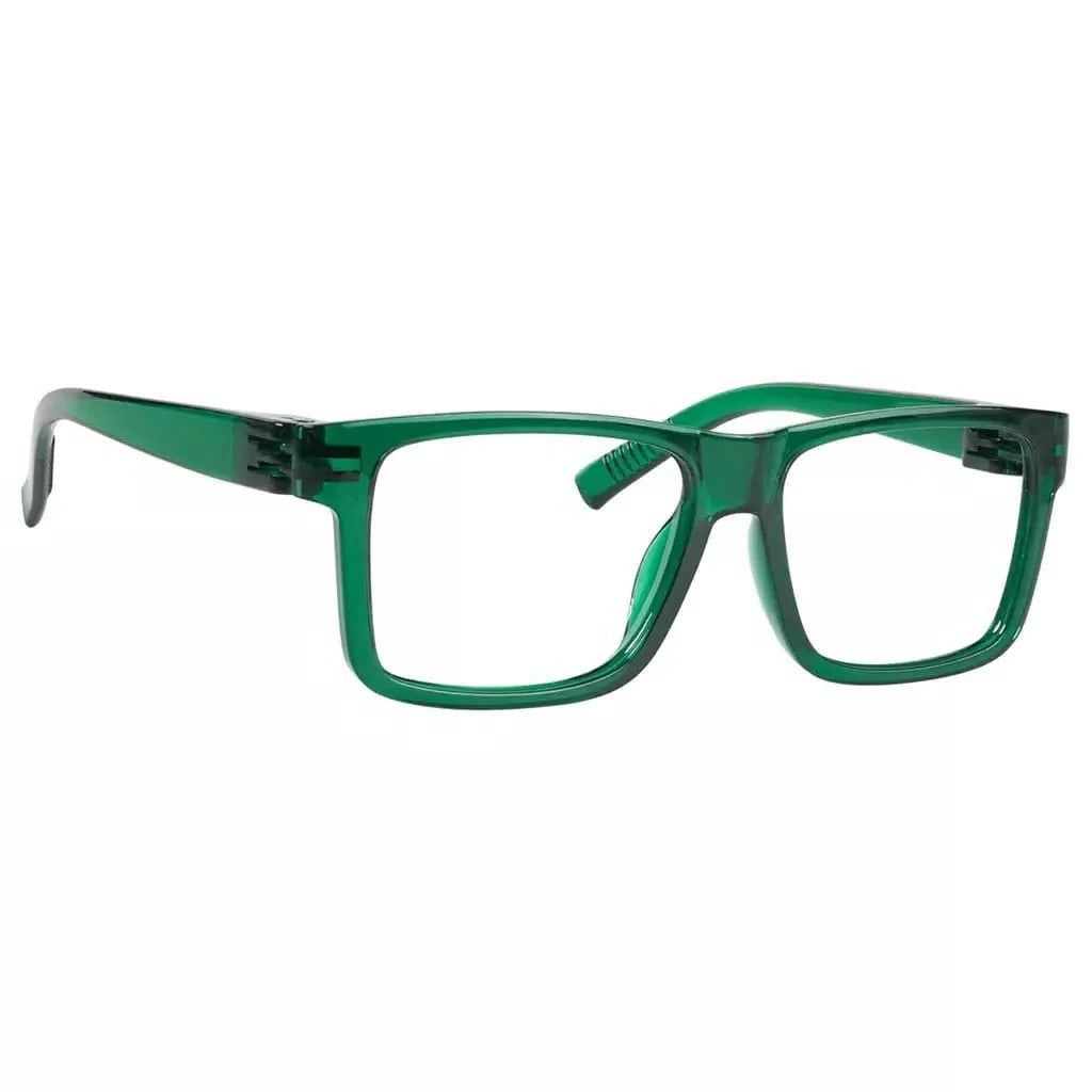 30% Blue Light Blocking Large Frame Metalless Eyeglasses Men