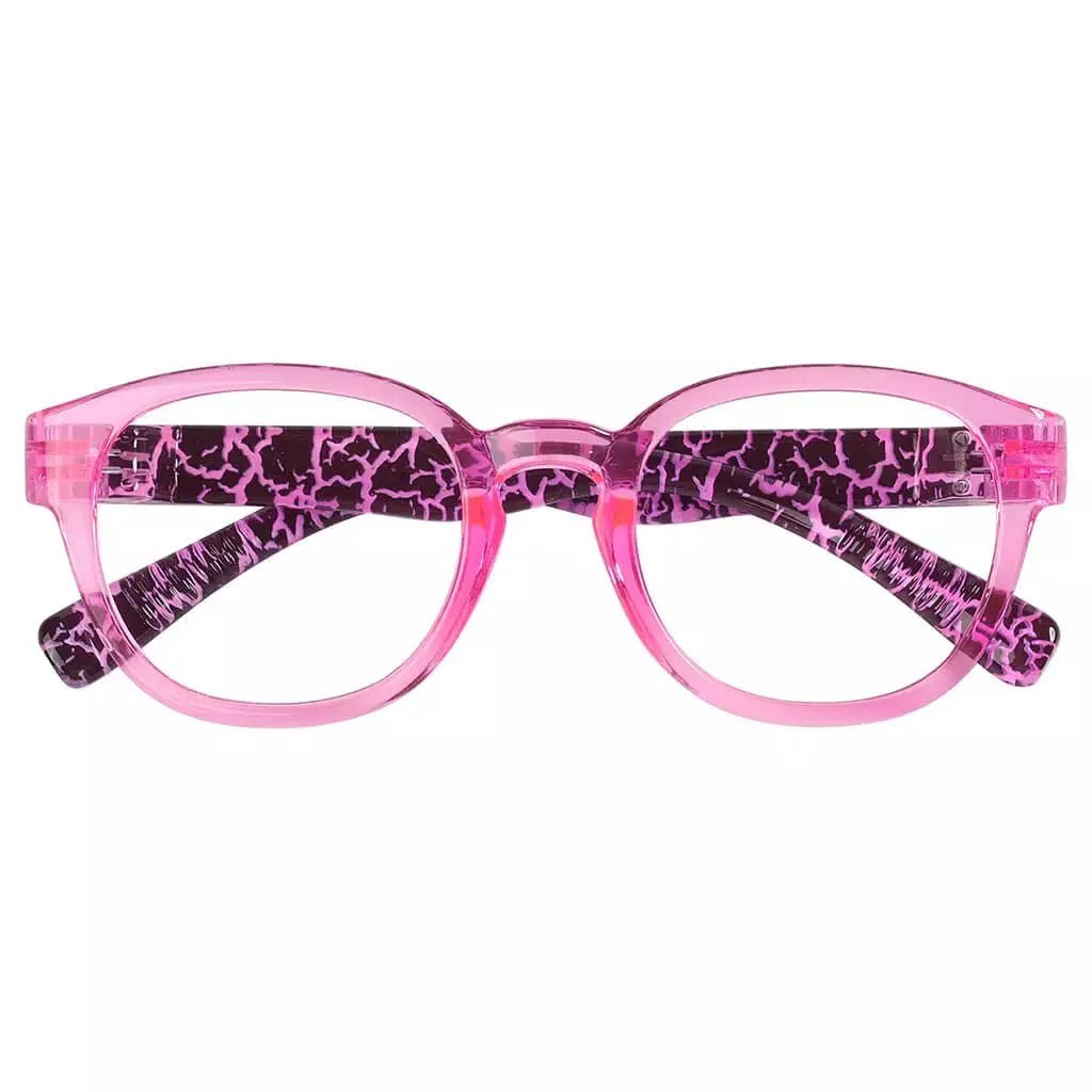 30% Blue Light Glasses Cracked Screwless Metalless Women
