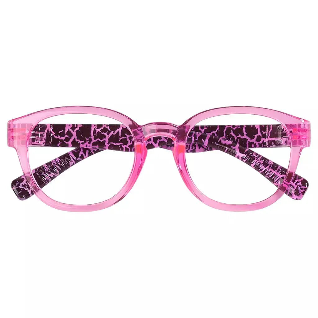 30% Blue Light Glasses Cracked Screwless Metalless Women