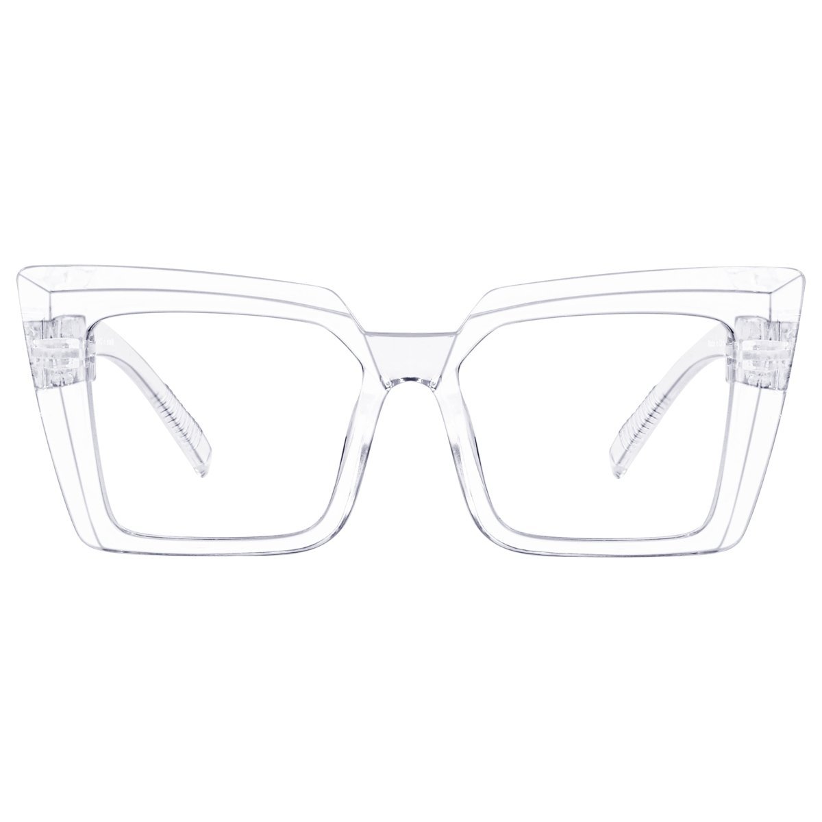 30% Blue Blocking Screwless Oversized Glasses Specs Women NR2141-B15