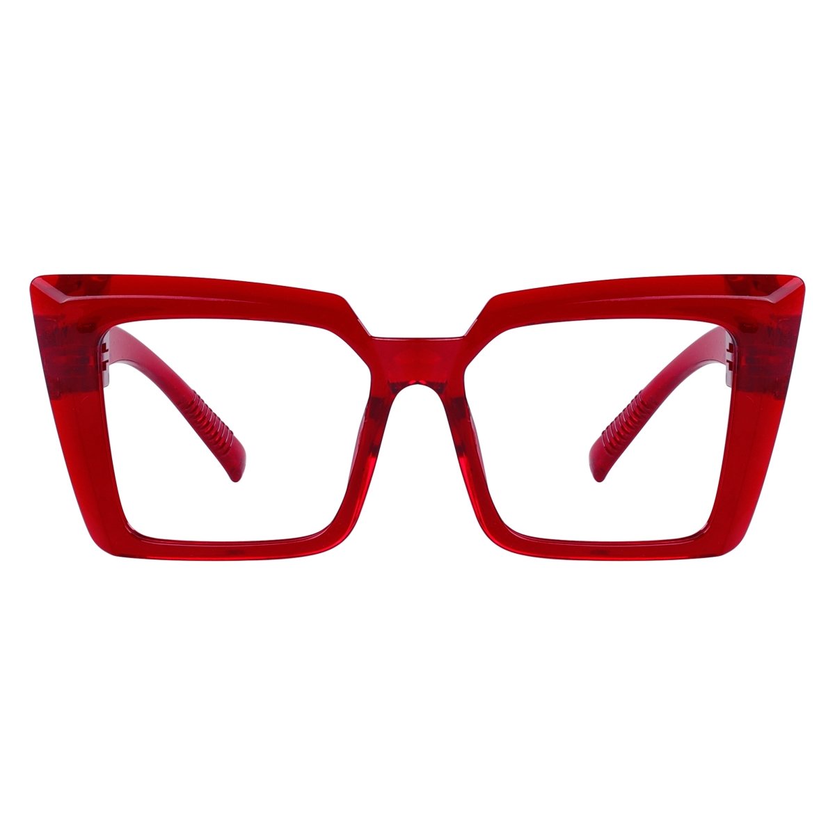 30% Blue Blocking Screwless Oversized Glasses Specs Women NR2141-B15