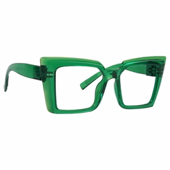 30% Blue Blocking Screwless Oversized Glasses Specs Women NR2141-B15