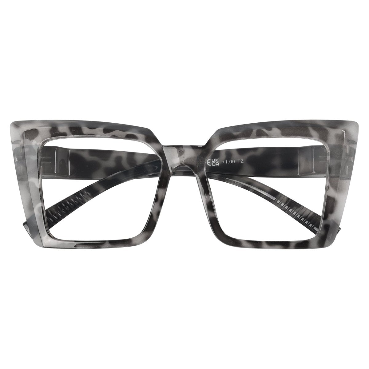 30% Blue Blocking Screwless Oversized Glasses Specs Women NR2141-B15