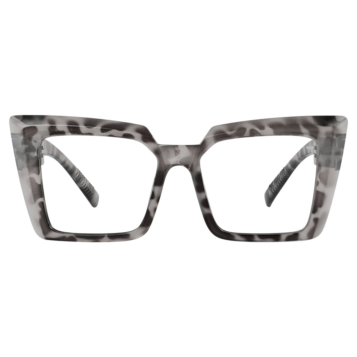 30% Blue Blocking Screwless Oversized Glasses Specs Women NR2141-B15