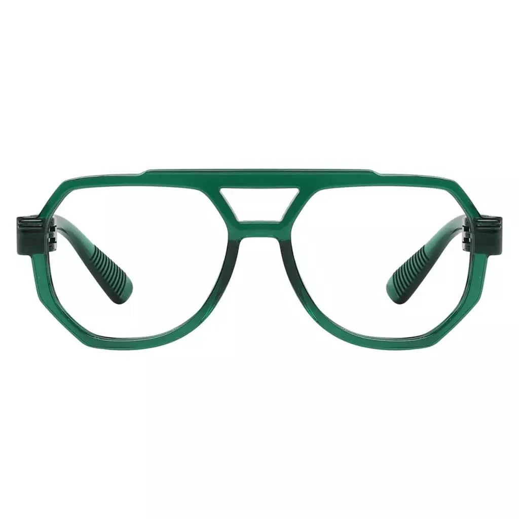 30% Blue Light Blocking Pilot Metalless Eyeglasses Glasses NR2309-B15