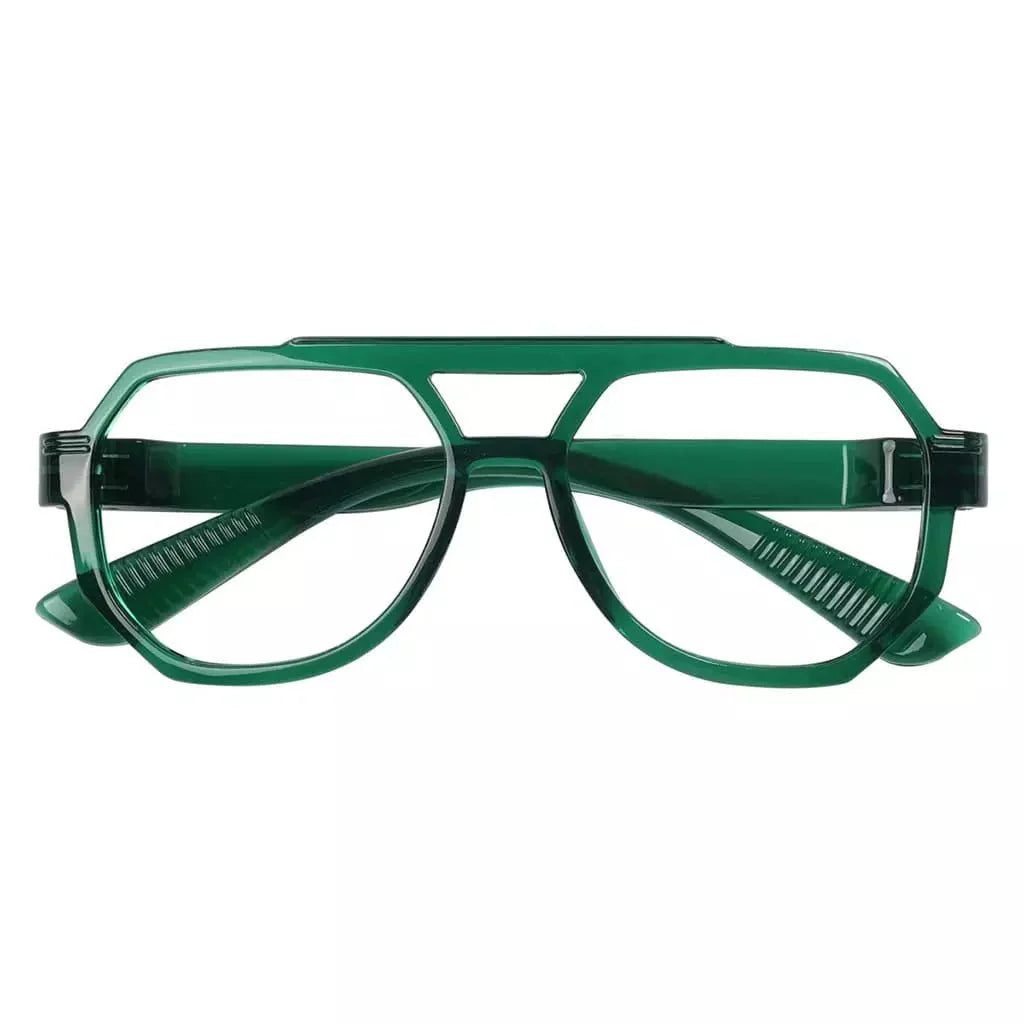 30% Blue Light Blocking Pilot Metalless Eyeglasses Glasses NR2309-B15
