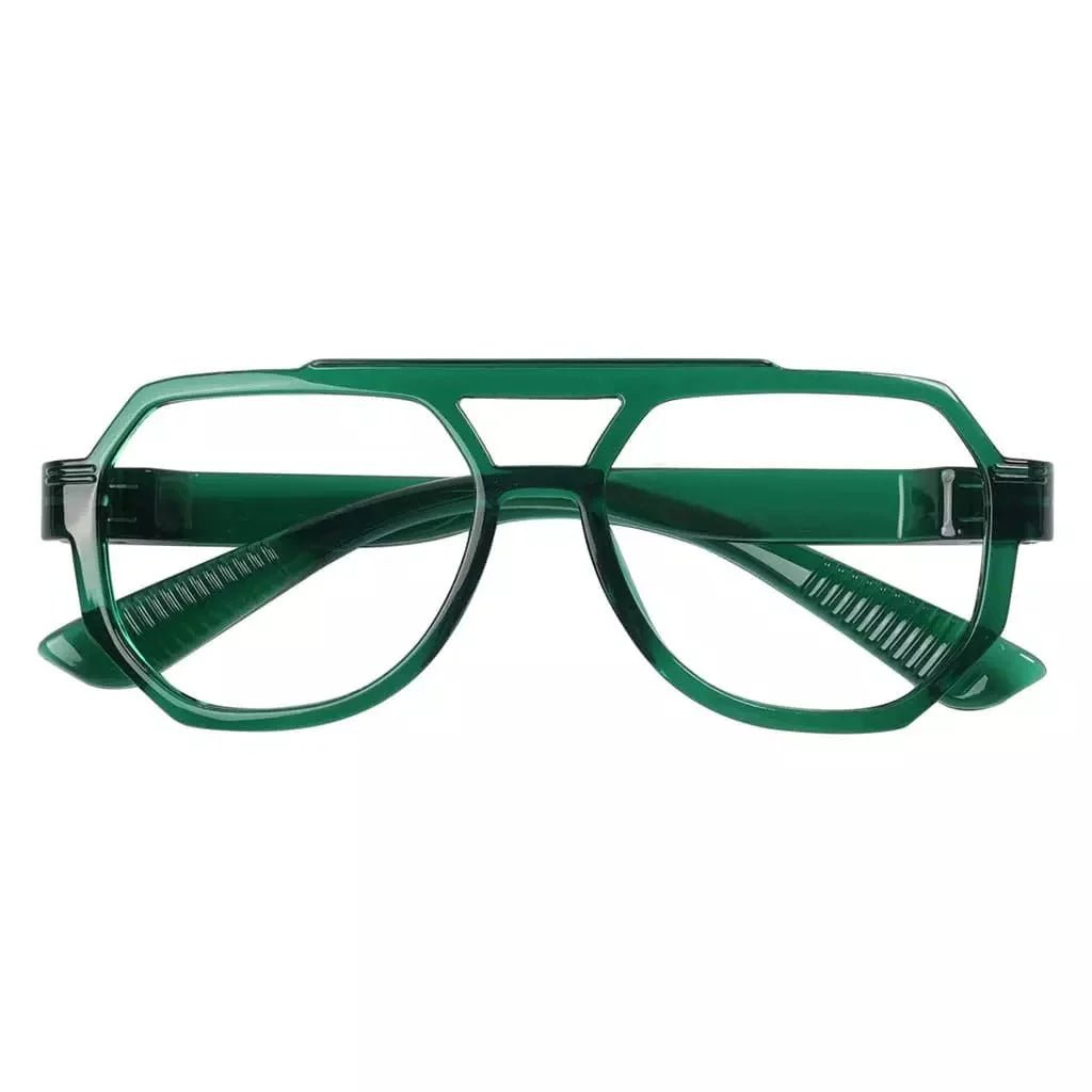 30% Blue Light Blocking Pilot Metalless Eyeglasses Glasses NR2309-B15