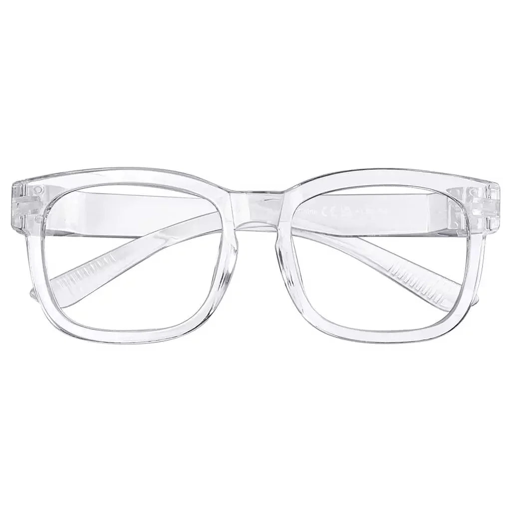 30% Blue Blocking Screwless Oversize Glasses Specs Women R033-B15