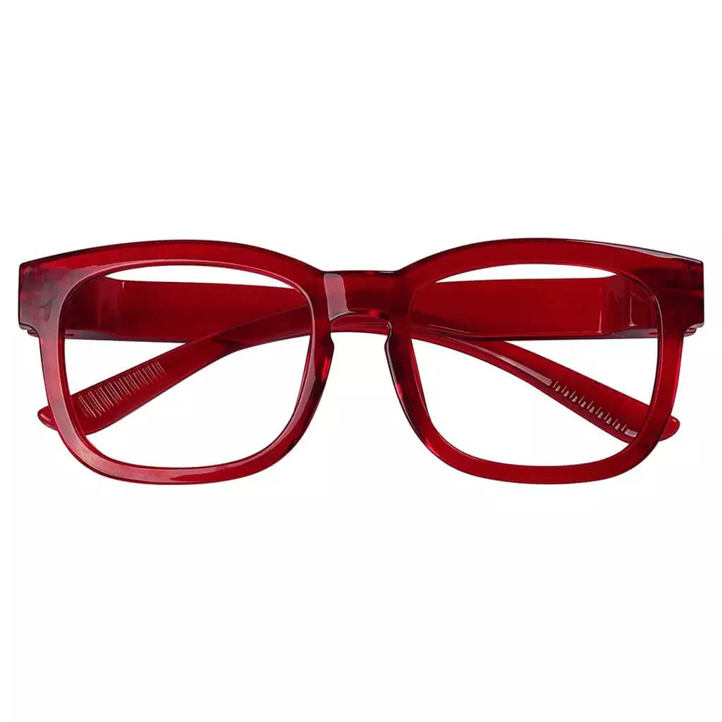 30% Blue Blocking Screwless Oversize Glasses Specs Women R033-B15