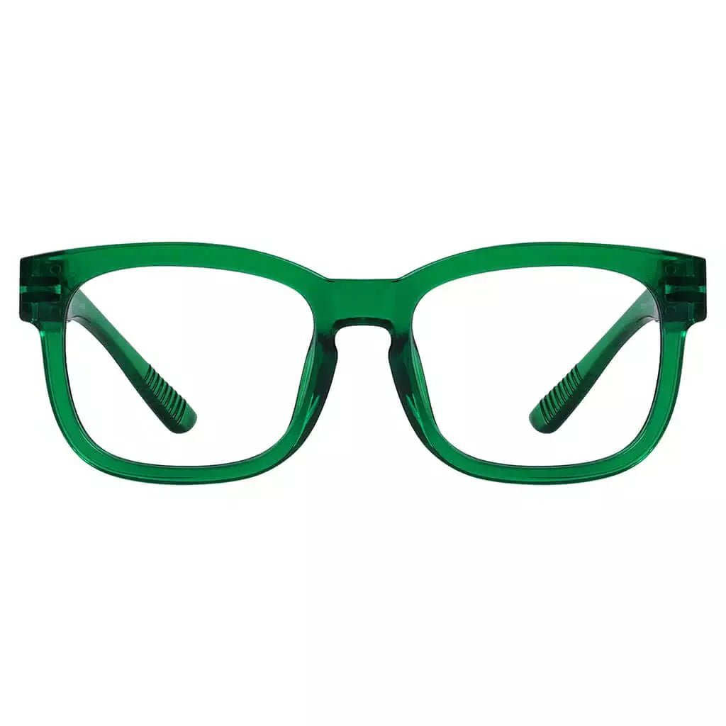 30% Blue Blocking Screwless Oversize Glasses Specs Women R033-B15