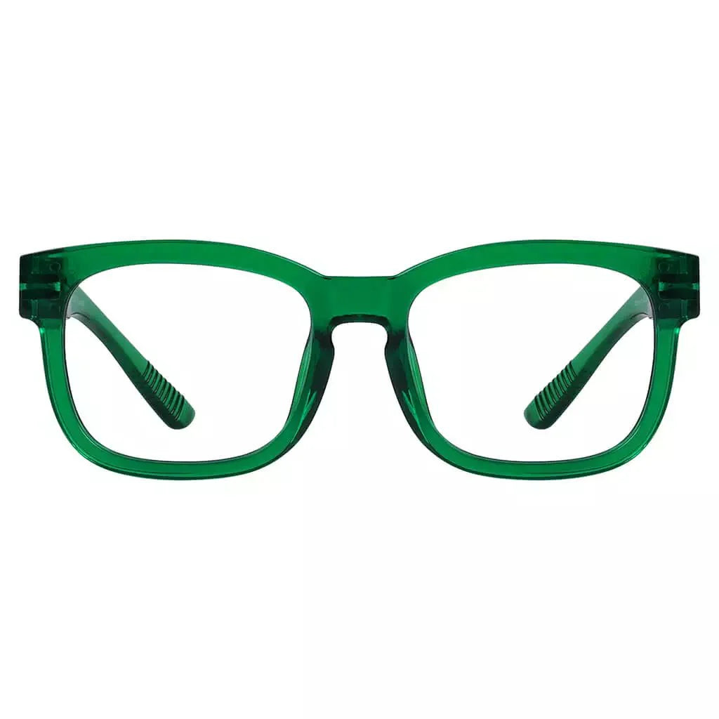 30% Blue Blocking Screwless Oversize Glasses Specs Women R033-B15