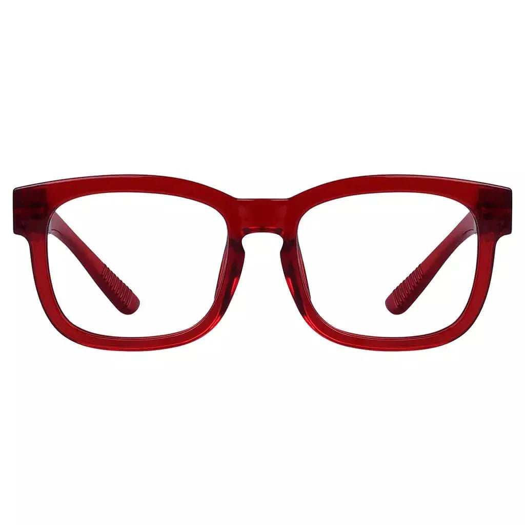 30% Blue Blocking Screwless Oversize Glasses Specs Women R033-B15