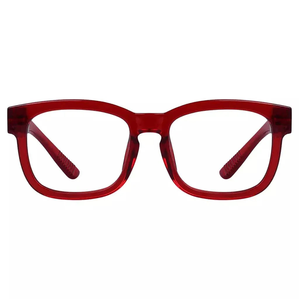 30% Blue Blocking Screwless Oversize Glasses Specs Women R033-B15