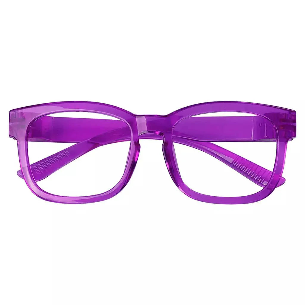 30% Blue Blocking Screwless Oversize Glasses Specs Women R033-B15