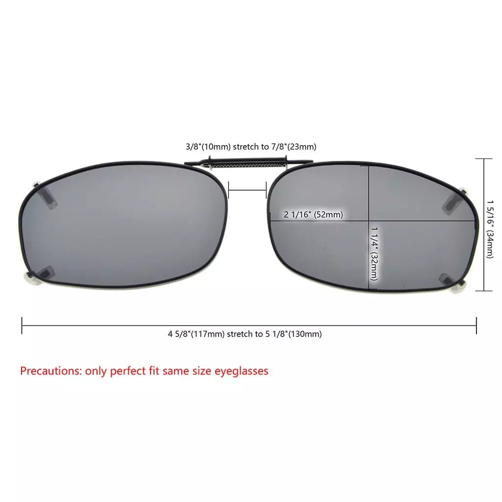 Polarized Lens Clip On Sunglasses For Women