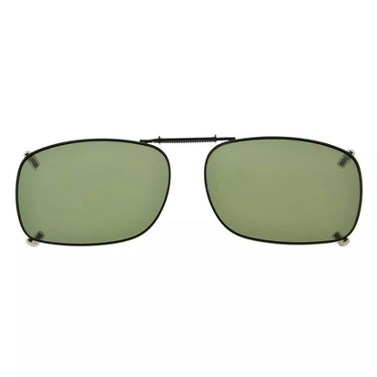 Wire Rims Polarized Lens Clip On Sunglasses Women Men