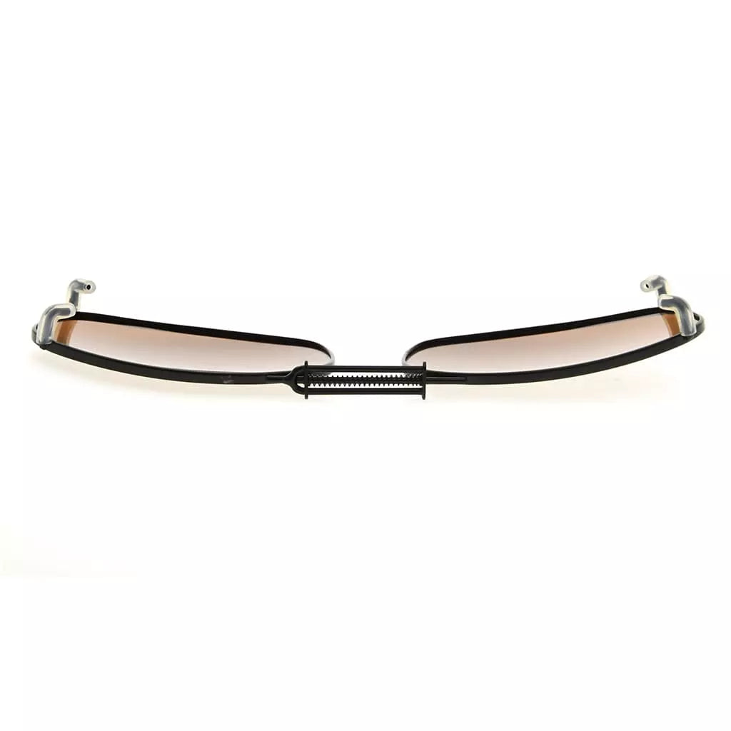 Wire Rims Polarized Lens Clip On Sunglasses Fashionable Women Men