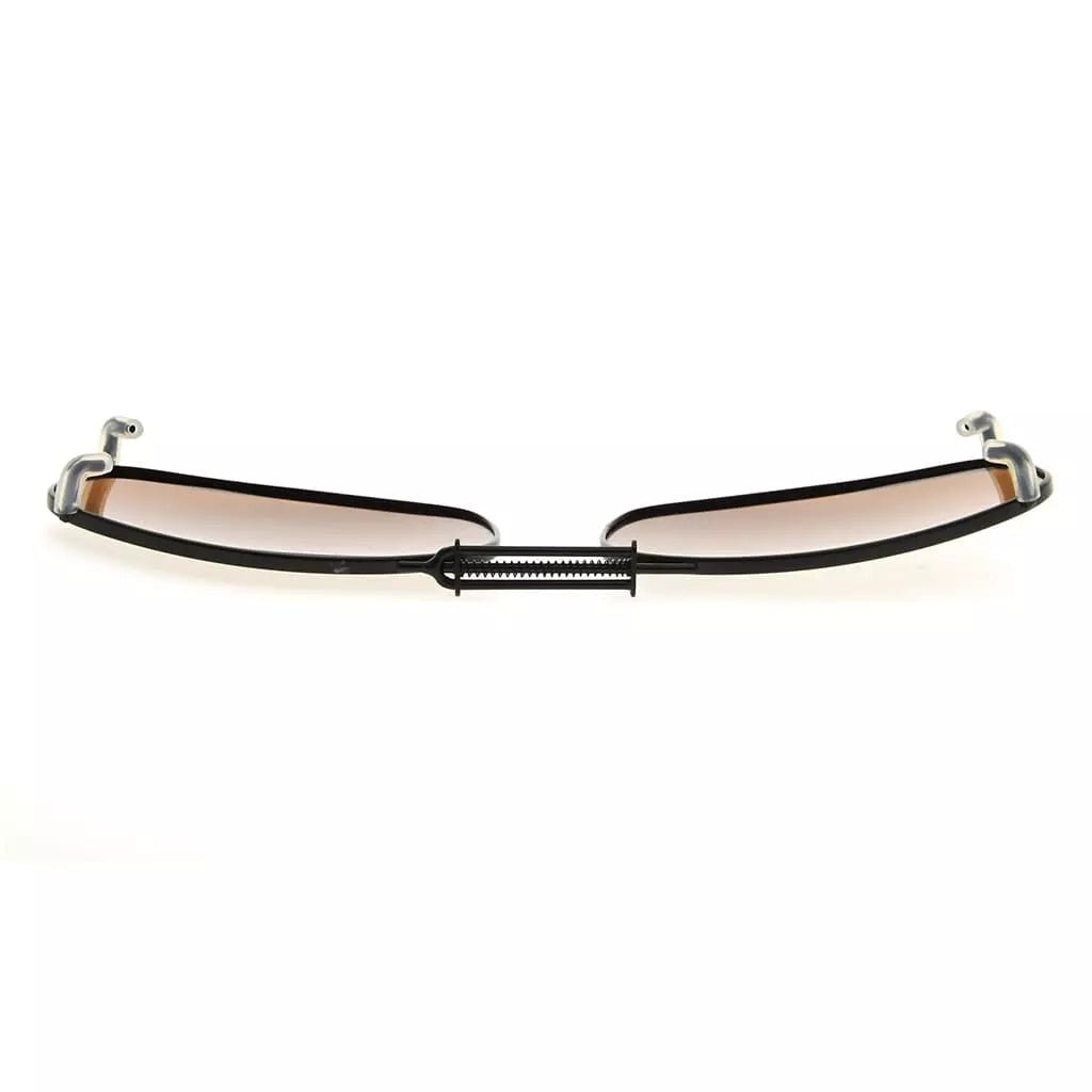 Wire Rims Polarized Lens Clip On Sunglasses Fashionable Women Men