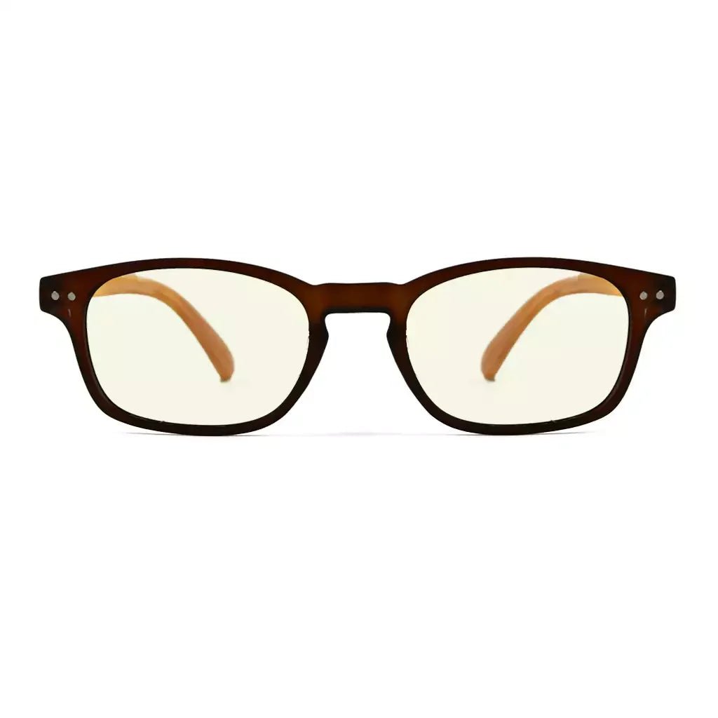 Bamboo Pattern Blue Light Blocking Reading Glasses for Men Women