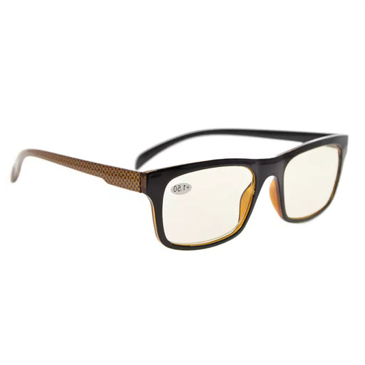Pattern Blue Light Blocking Glasses Women Men