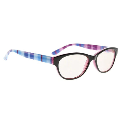 Cat Eye Patterned Blue Light Blocking Glasses Women
