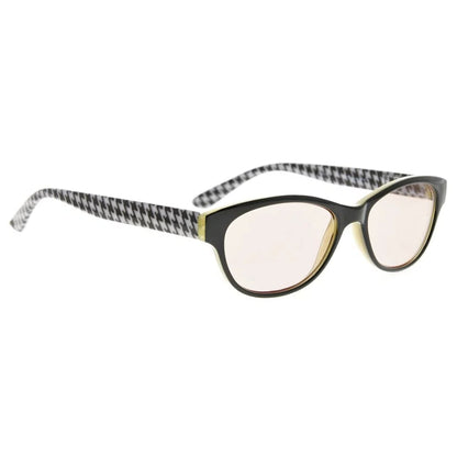 Cat Eye Patterned Blue Light Blocking Glasses Women