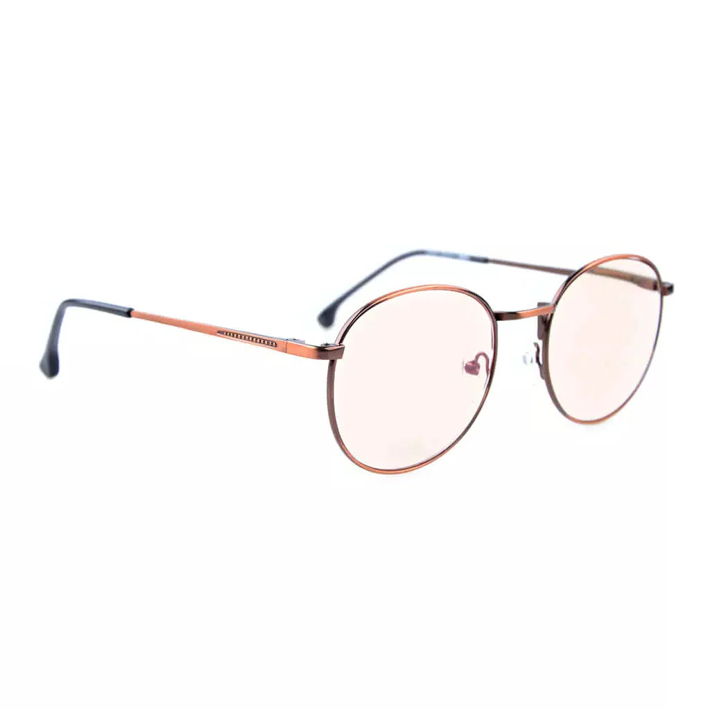 Round Blue Light Blocking Glasses Women Men