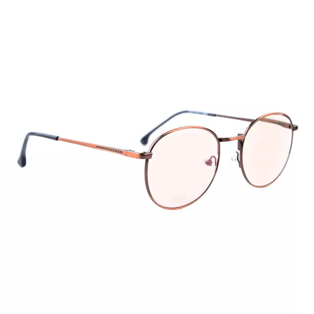 Round Blue Light Blocking Glasses Women Men