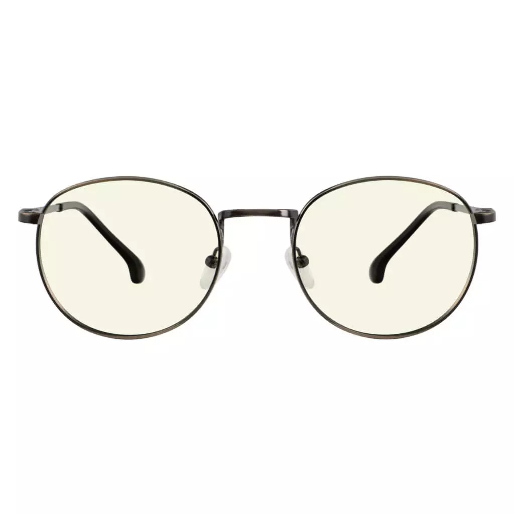 Round Blue Light Blocking Reading Glasses Women Men