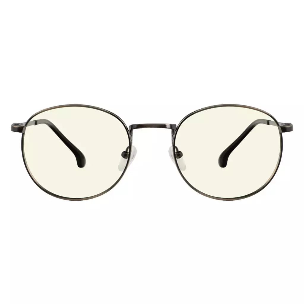 Round Blue Light Blocking Reading Glasses Women Men