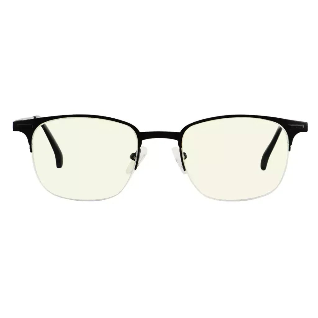 Half-Rim Blue Light Blocking Glasses for Men Women