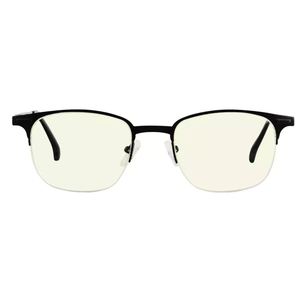 Half-Rim Blue Light Blocking Glasses for Men Women