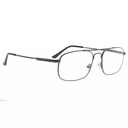 Pilot Wirerim Titanium Blue Light Blocking Reading Glasses Men Spring Hinges