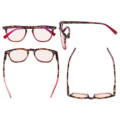 Pattern Blue Light Blocking Reading Glasses Women