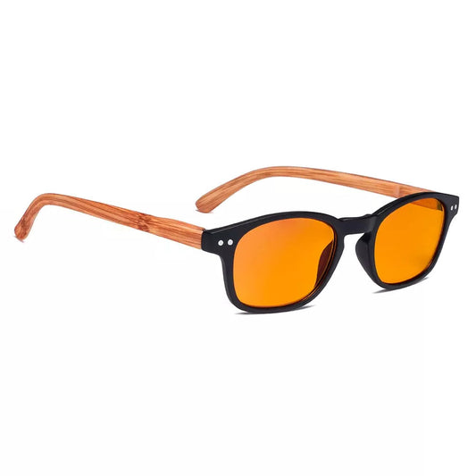 Orange Tinted Blue Light Blocking Reading Glasses Women Men