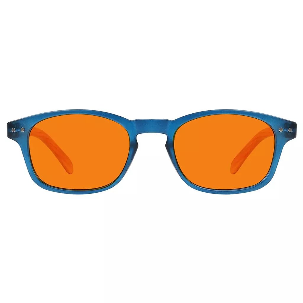 Orange Tinted Blue Light Blocking Reading Glasses Women Men