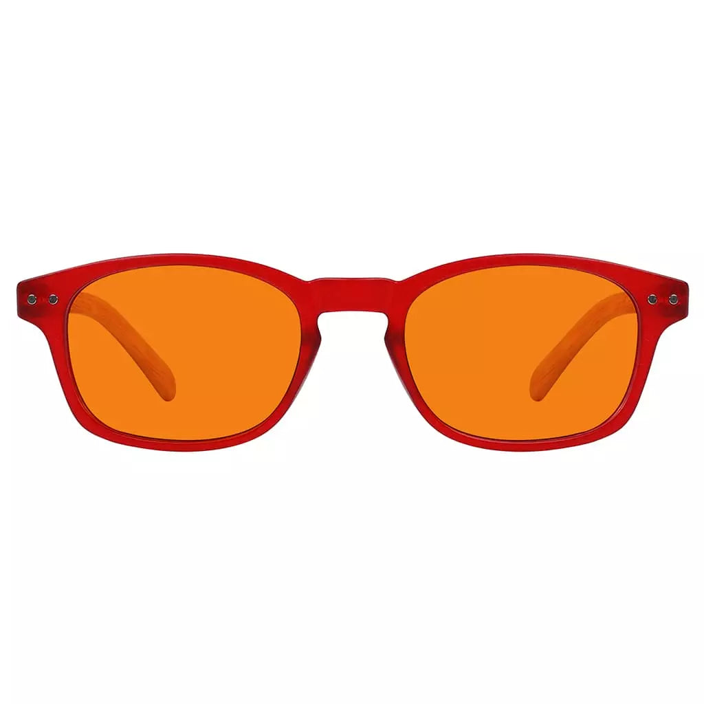 Orange Tinted Blue Light Blocking Reading Glasses Women Men