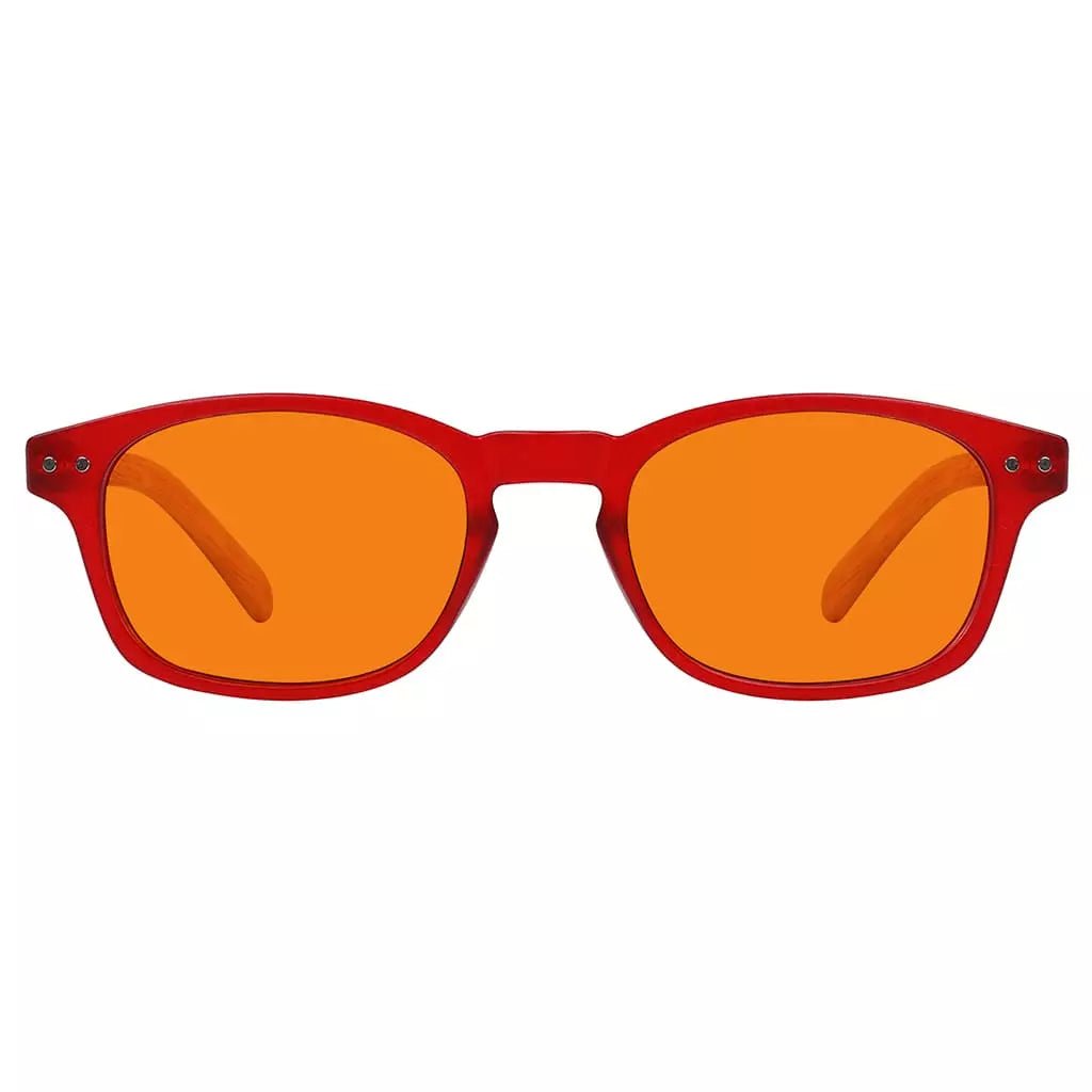 Orange Tinted Blue Light Blocking Reading Glasses Women Men