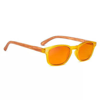Orange Tinted Blue Light Blocking Reading Glasses Women Men