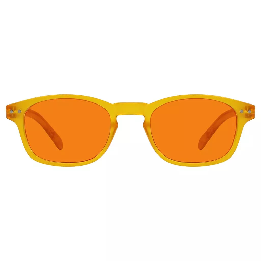 Orange Tinted Blue Light Blocking Reading Glasses Women Men