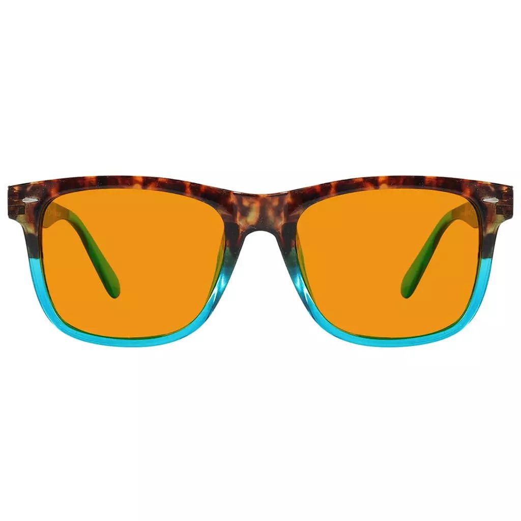 Orange Tinted Blue Light Blocking Glasses Women Men
