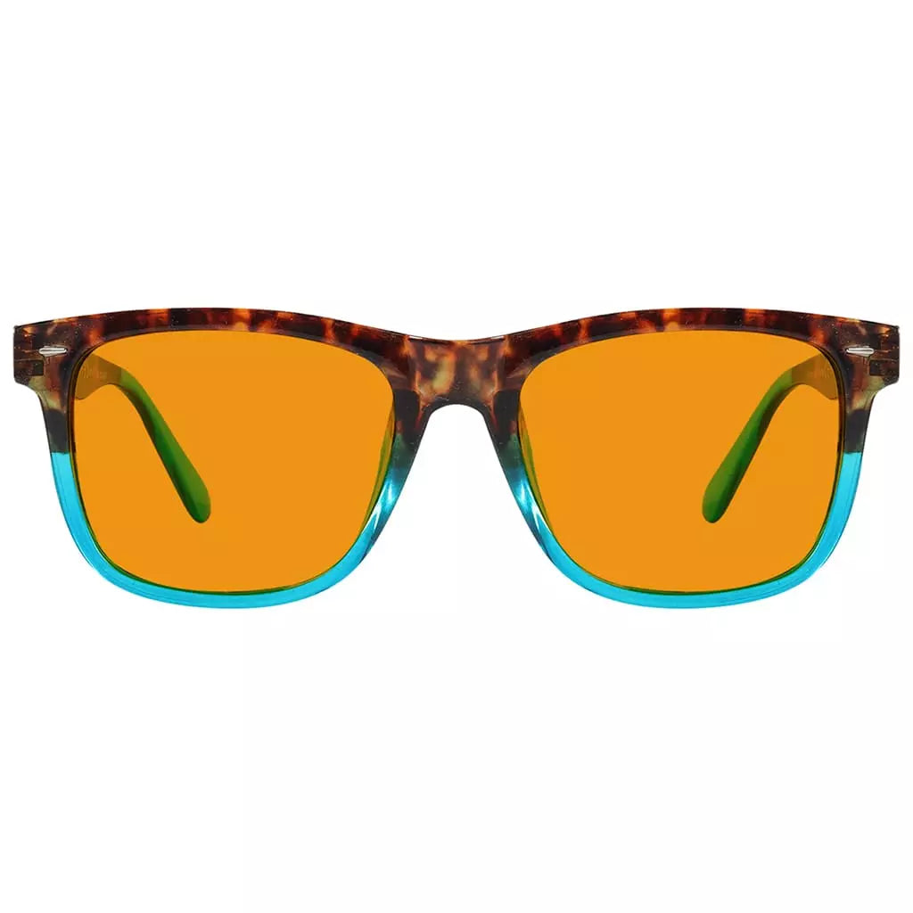 Orange Tinted Blue Light Blocking Glasses Women Men