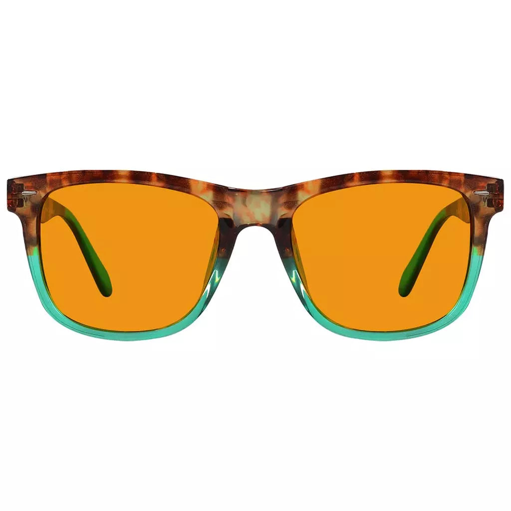 Orange Tinted Blue Light Blocking Glasses Women Men