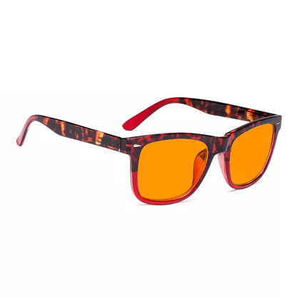 Orange Tinted Blue Light Blocking Reading Glasses Women Men